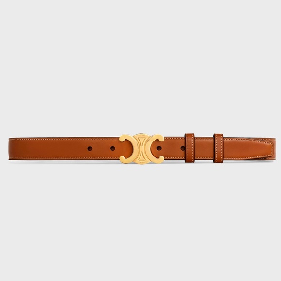 Celine TRIOMPHE BELT IN NATURAL CALFSKIN 75 - Picture 4 of 12